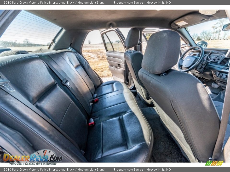 Rear Seat of 2010 Ford Crown Victoria Police Interceptor Photo #24