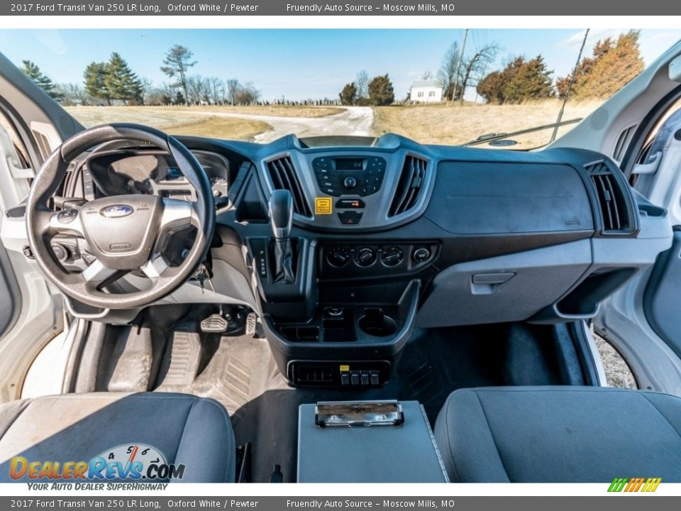 2017 Ford Transit Van 250 LR Long Oxford White / Pewter Photo #32