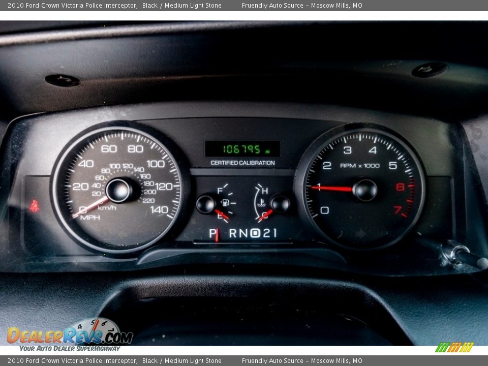 2010 Ford Crown Victoria Police Interceptor Gauges Photo #33