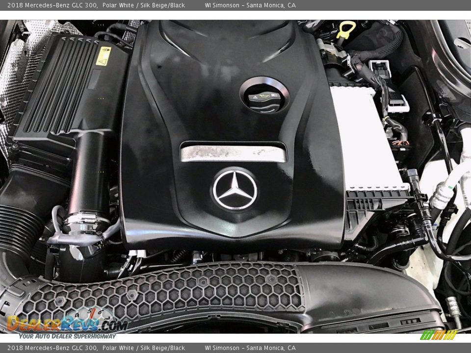 2018 Mercedes-Benz GLC 300 Polar White / Silk Beige/Black Photo #32