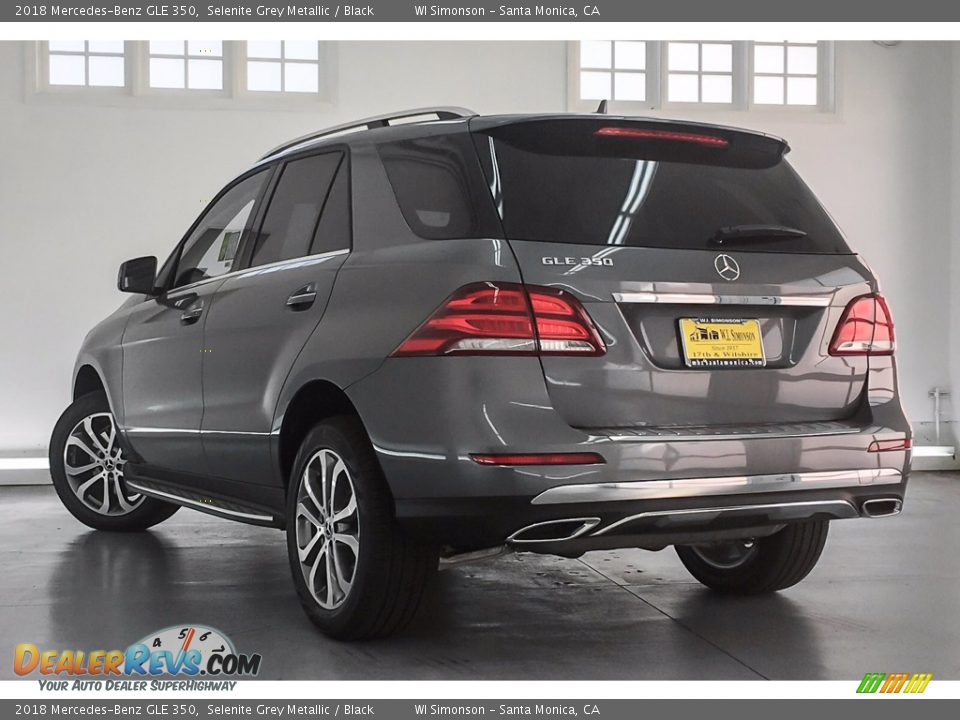 2018 Mercedes-Benz GLE 350 Selenite Grey Metallic / Black Photo #3