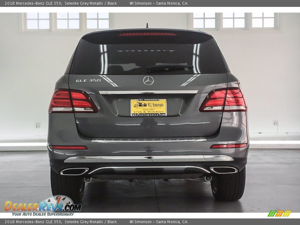 2018 Mercedes-Benz GLE 350 Selenite Grey Metallic / Black Photo #4