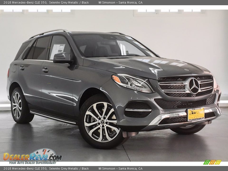 2018 Mercedes-Benz GLE 350 Selenite Grey Metallic / Black Photo #12