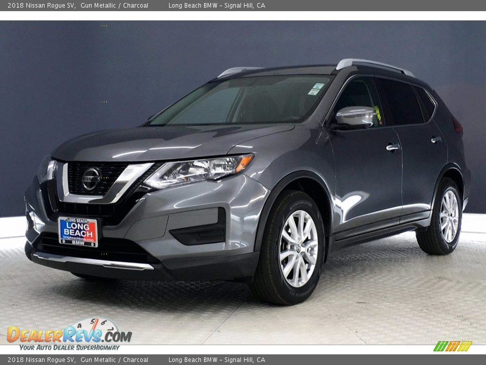 2018 Nissan Rogue SV Gun Metallic / Charcoal Photo #12