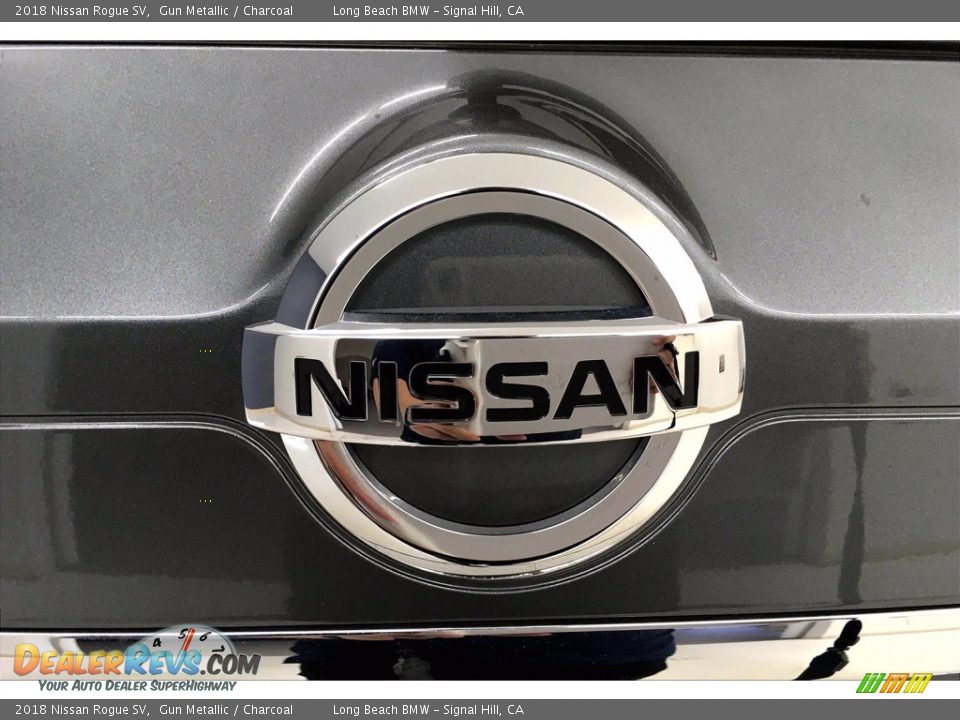 2018 Nissan Rogue SV Gun Metallic / Charcoal Photo #34