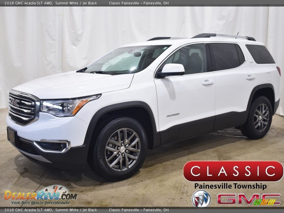 2018 GMC Acadia SLT AWD Summit White / Jet Black Photo #1