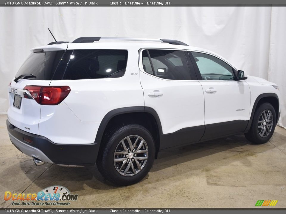 2018 GMC Acadia SLT AWD Summit White / Jet Black Photo #2