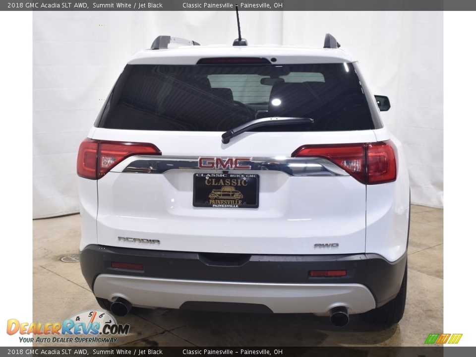 2018 GMC Acadia SLT AWD Summit White / Jet Black Photo #3