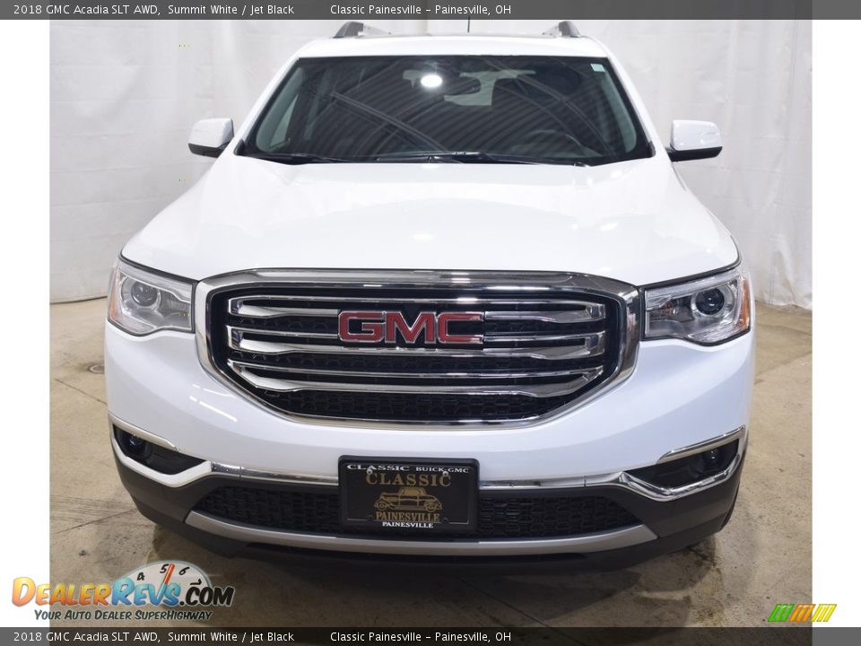 2018 GMC Acadia SLT AWD Summit White / Jet Black Photo #4