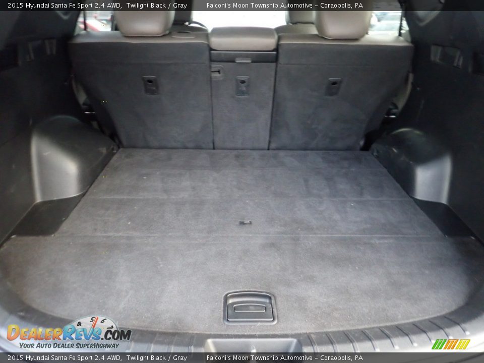 2015 Hyundai Santa Fe Sport 2.4 AWD Twilight Black / Gray Photo #4