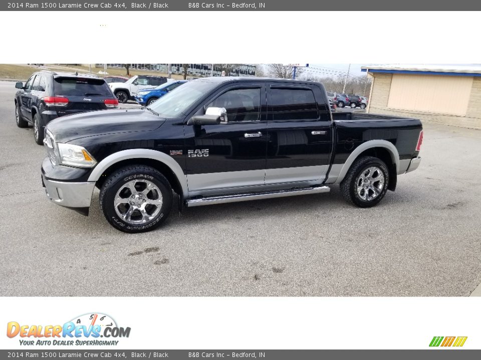 2014 Ram 1500 Laramie Crew Cab 4x4 Black / Black Photo #5