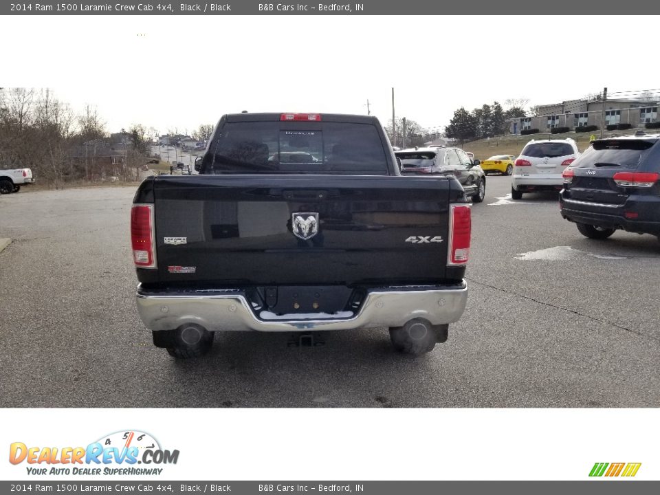 2014 Ram 1500 Laramie Crew Cab 4x4 Black / Black Photo #7