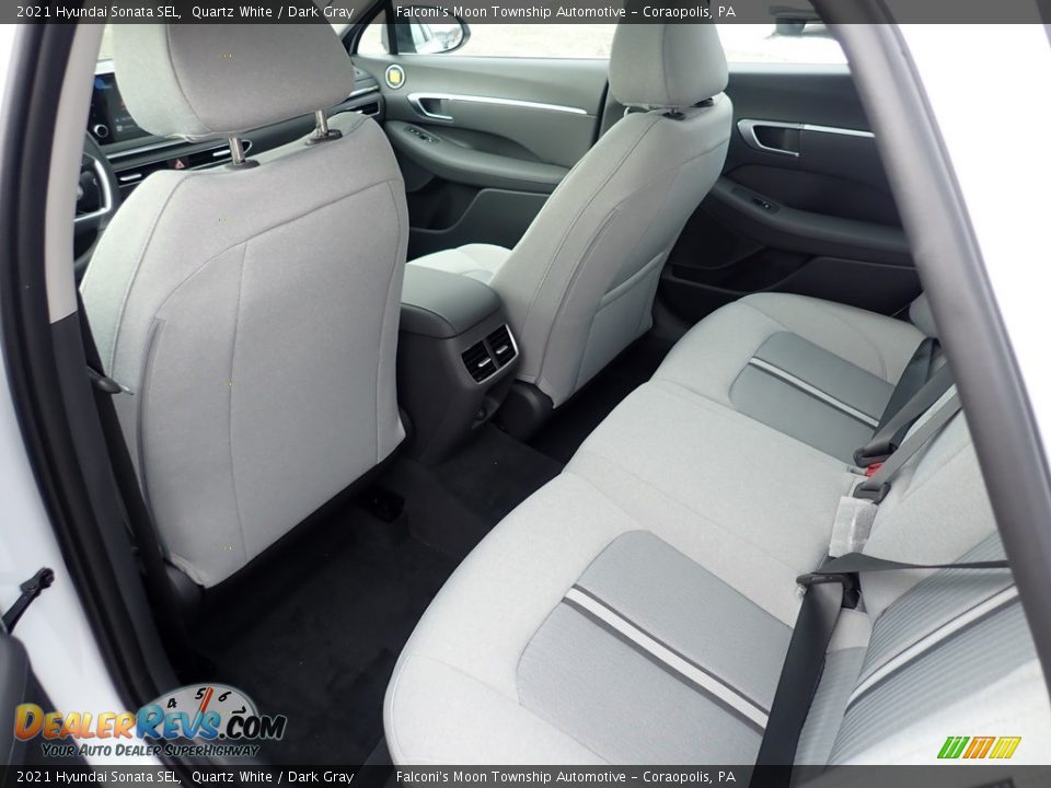 2021 Hyundai Sonata SEL Quartz White / Dark Gray Photo #7