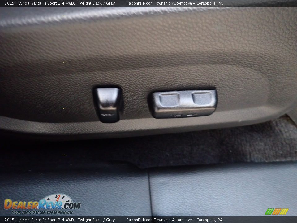 2015 Hyundai Santa Fe Sport 2.4 AWD Twilight Black / Gray Photo #13