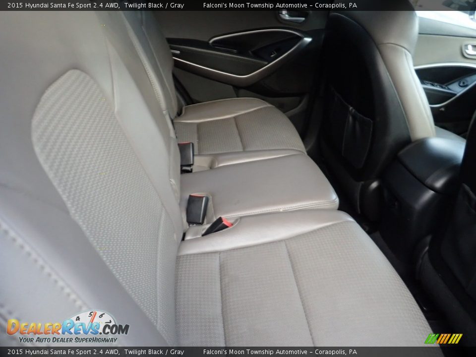 2015 Hyundai Santa Fe Sport 2.4 AWD Twilight Black / Gray Photo #15