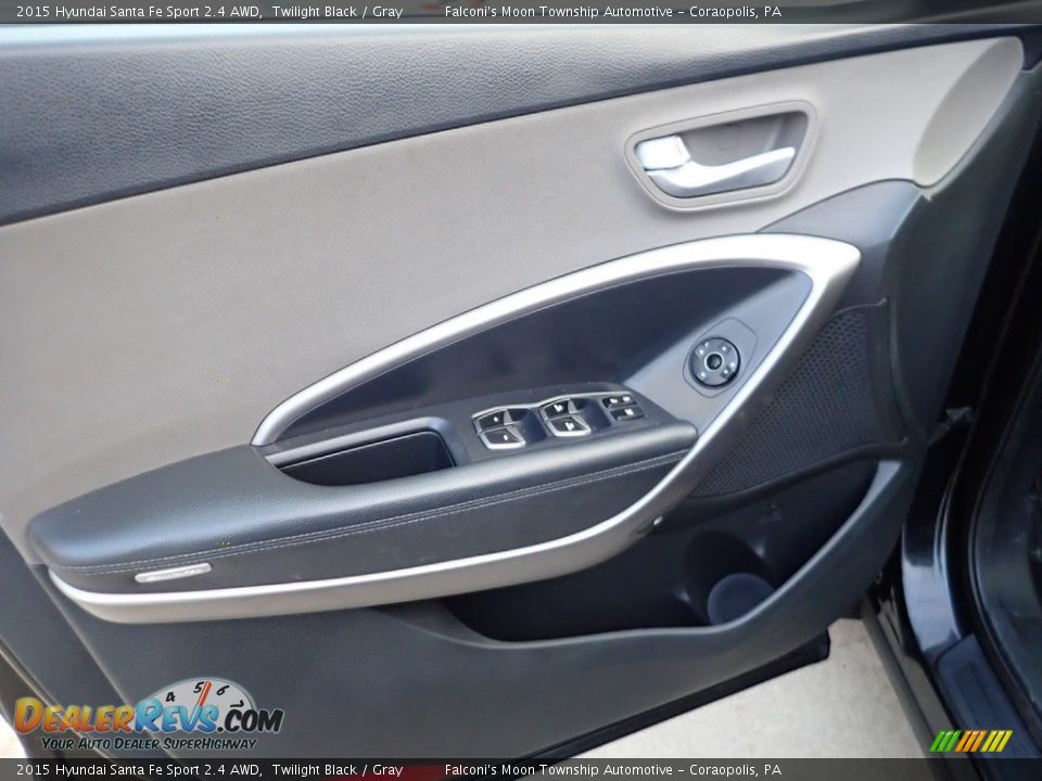 2015 Hyundai Santa Fe Sport 2.4 AWD Twilight Black / Gray Photo #19