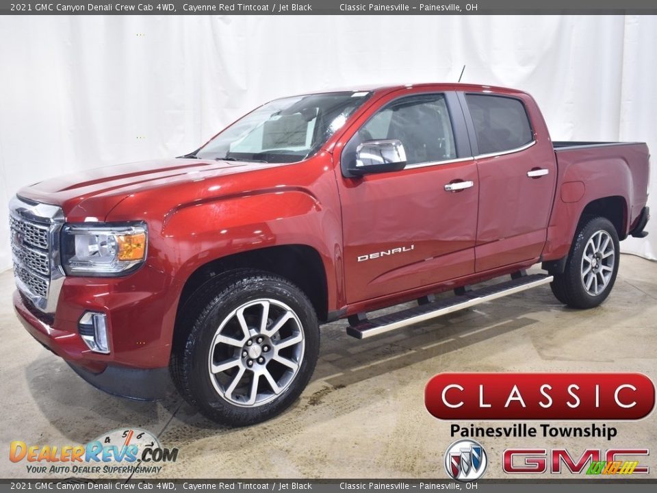 2021 GMC Canyon Denali Crew Cab 4WD Cayenne Red Tintcoat / Jet Black Photo #1