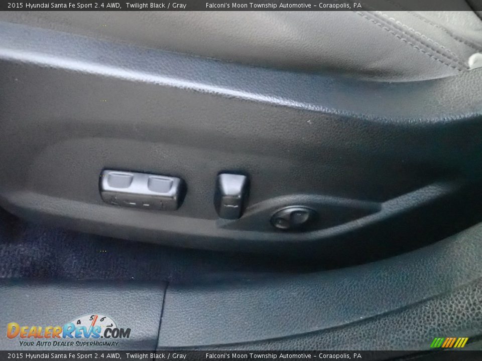 2015 Hyundai Santa Fe Sport 2.4 AWD Twilight Black / Gray Photo #20