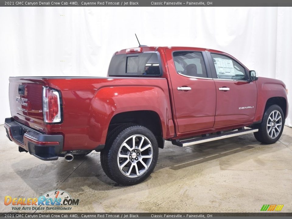 2021 GMC Canyon Denali Crew Cab 4WD Cayenne Red Tintcoat / Jet Black Photo #2