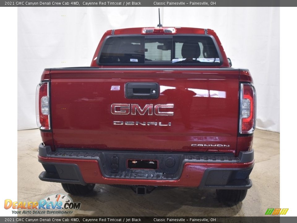 2021 GMC Canyon Denali Crew Cab 4WD Cayenne Red Tintcoat / Jet Black Photo #3