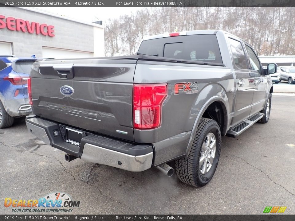 2019 Ford F150 XLT SuperCrew 4x4 Magnetic / Black Photo #2