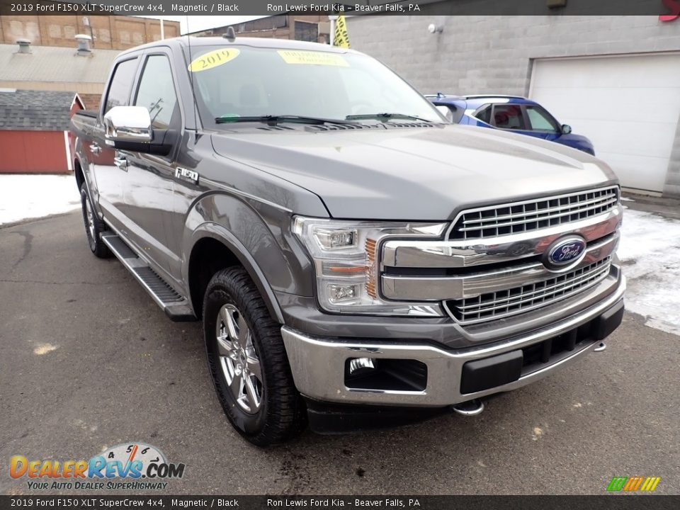 2019 Ford F150 XLT SuperCrew 4x4 Magnetic / Black Photo #3