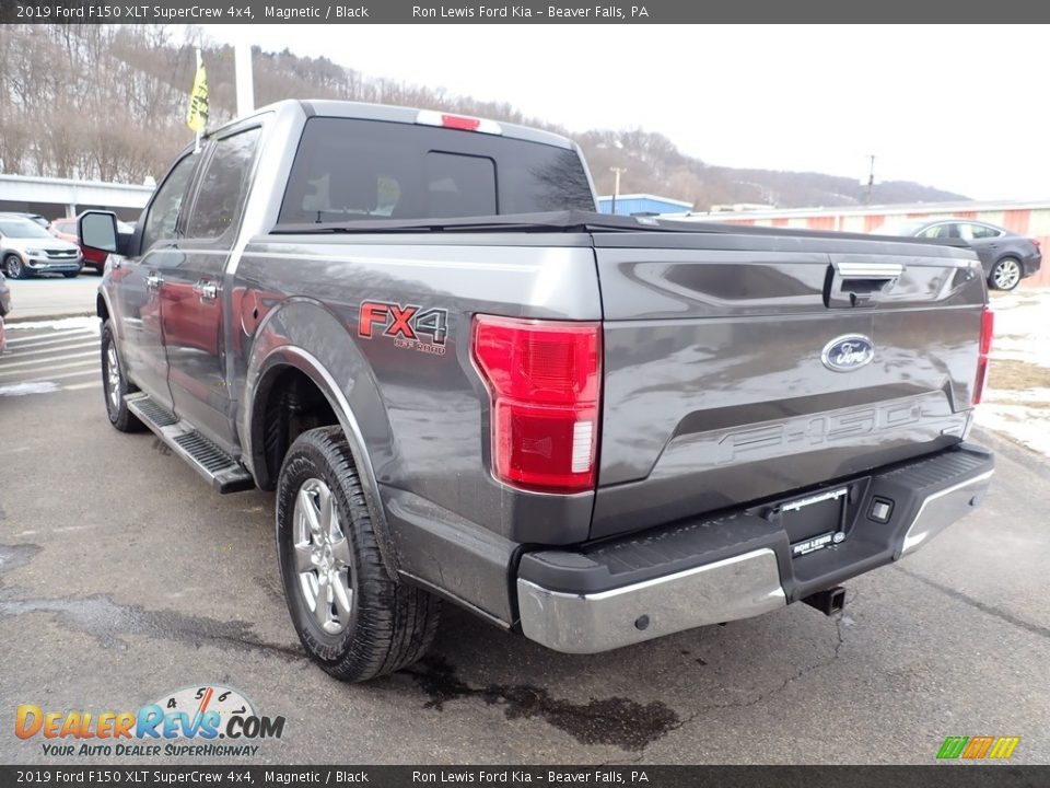 2019 Ford F150 XLT SuperCrew 4x4 Magnetic / Black Photo #6