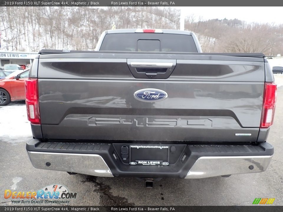 2019 Ford F150 XLT SuperCrew 4x4 Magnetic / Black Photo #7