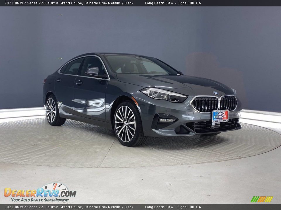 2021 BMW 2 Series 228i sDrive Grand Coupe Mineral Gray Metallic / Black Photo #1