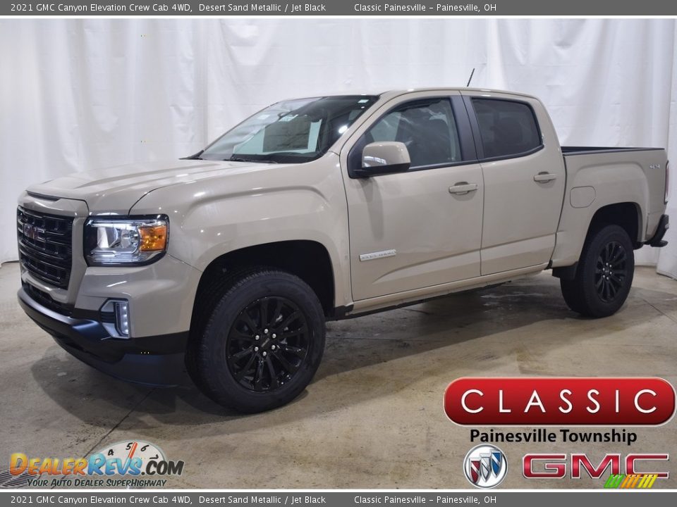 2021 GMC Canyon Elevation Crew Cab 4WD Desert Sand Metallic / Jet Black Photo #1