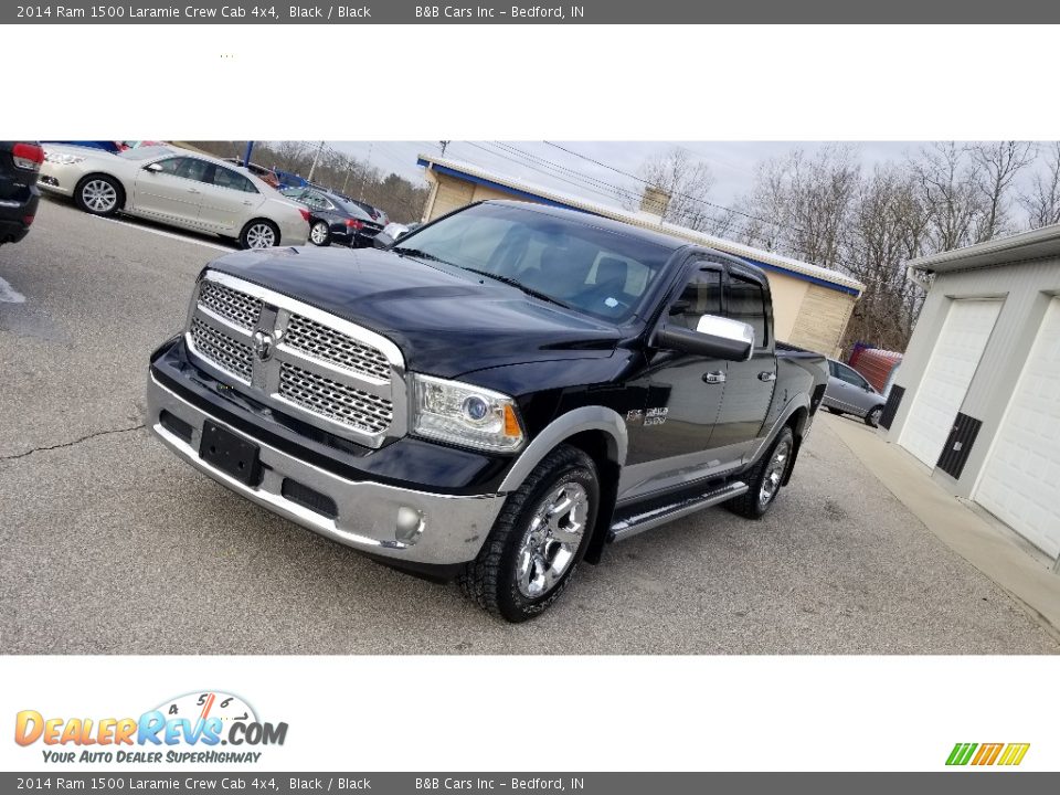 2014 Ram 1500 Laramie Crew Cab 4x4 Black / Black Photo #31