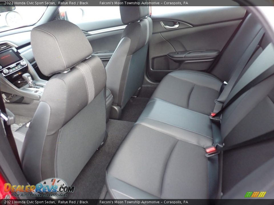 2021 Honda Civic Sport Sedan Rallye Red / Black Photo #9