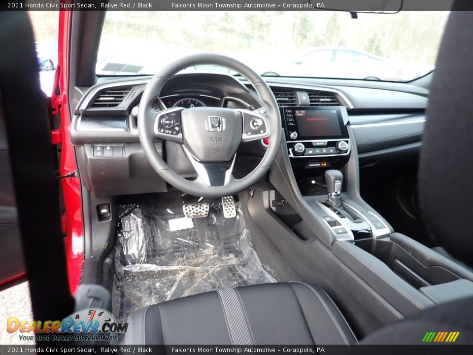 2021 Honda Civic Sport Sedan Rallye Red / Black Photo #10