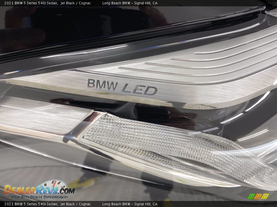 2021 BMW 5 Series 540i Sedan Jet Black / Cognac Photo #13