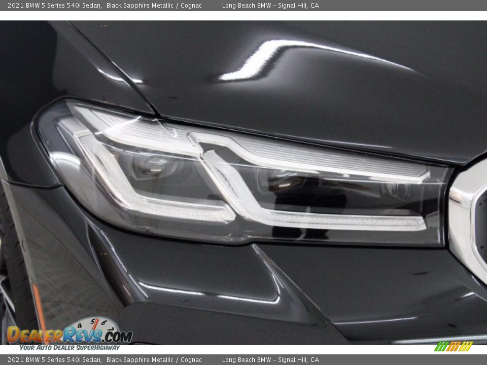 2021 BMW 5 Series 540i Sedan Black Sapphire Metallic / Cognac Photo #20