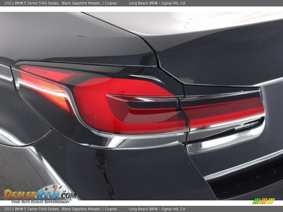 2021 BMW 5 Series 540i Sedan Black Sapphire Metallic / Cognac Photo #22