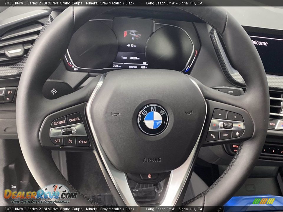 2021 BMW 2 Series 228i sDrive Grand Coupe Mineral Gray Metallic / Black Photo #21