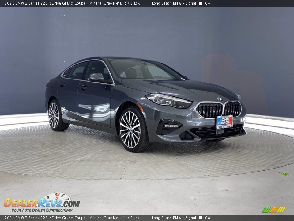 2021 BMW 2 Series 228i sDrive Grand Coupe Mineral Gray Metallic / Black Photo #1