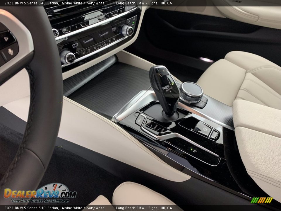 2021 BMW 5 Series 540i Sedan Alpine White / Ivory White Photo #8