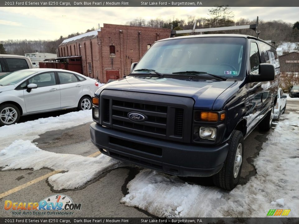 2013 Ford E Series Van E250 Cargo Dark Blue Pearl / Medium Flint Photo #1