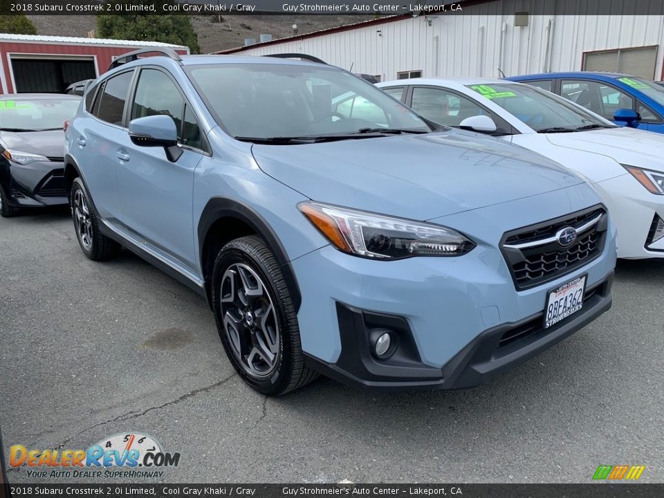 2018 Subaru Crosstrek 2.0i Limited Cool Gray Khaki / Gray Photo #1