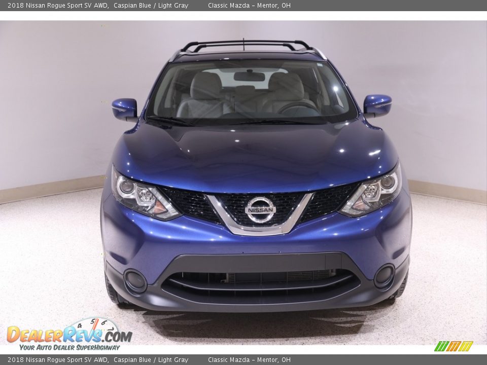 2018 Nissan Rogue Sport SV AWD Caspian Blue / Light Gray Photo #2