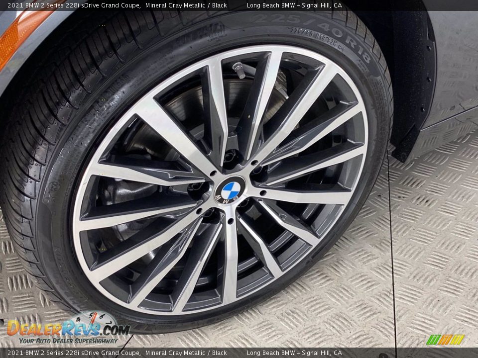 2021 BMW 2 Series 228i sDrive Grand Coupe Mineral Gray Metallic / Black Photo #14
