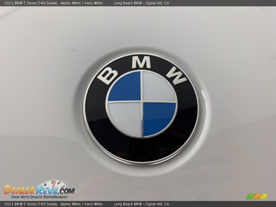 2021 BMW 5 Series 540i Sedan Alpine White / Ivory White Photo #21