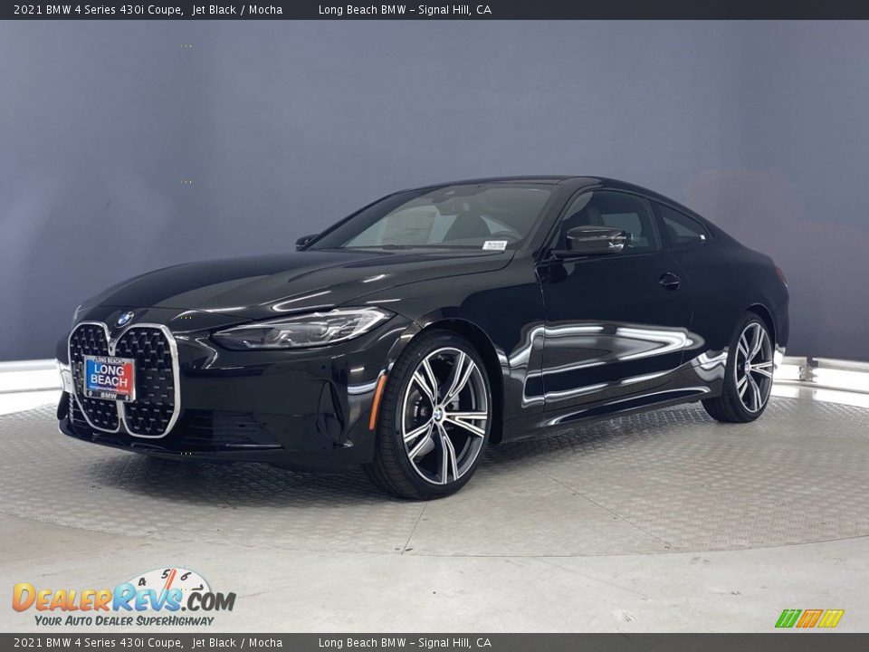 2021 BMW 4 Series 430i Coupe Jet Black / Mocha Photo #3