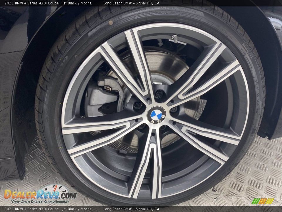 2021 BMW 4 Series 430i Coupe Jet Black / Mocha Photo #10