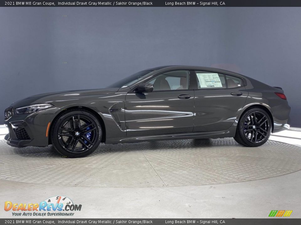 Individual Dravit Gray Metallic 2021 BMW M8 Gran Coupe Photo #6