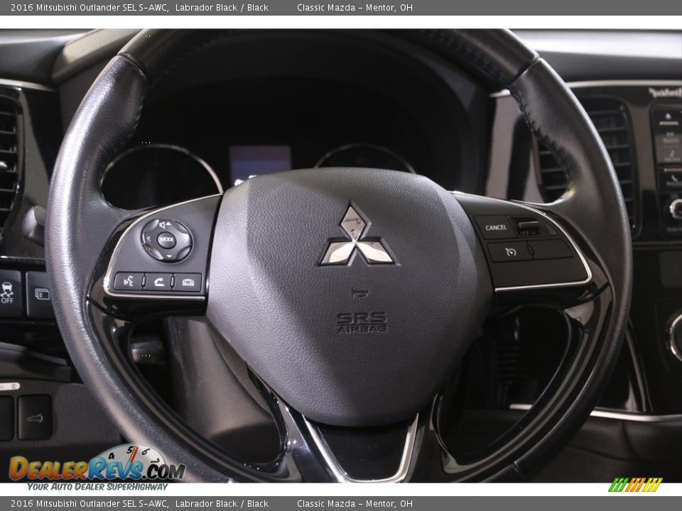 2016 Mitsubishi Outlander SEL S-AWC Steering Wheel Photo #7