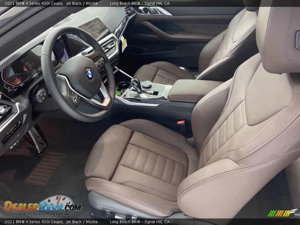 2021 BMW 4 Series 430i Coupe Jet Black / Mocha Photo #18