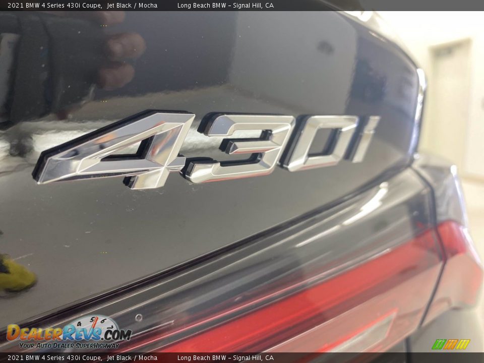 2021 BMW 4 Series 430i Coupe Jet Black / Mocha Photo #26